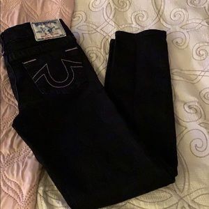 Black Denim True Religion Jeans
